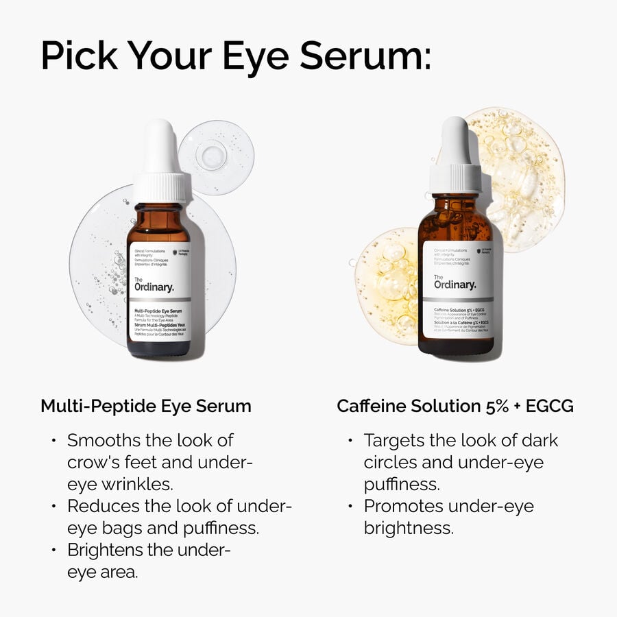 Pick Your Eye Serum for wrinkles, puffiness, and dark circles.